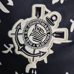 camisa Corinthians Japão preta 22/23 (tailandesa)