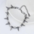 Choker picos plateado - comprar en línea