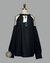 Camisa preta recortes (42 ) - Dress Hall