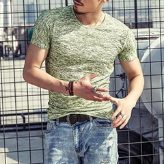 SHUJIN-Camisetas casuais masculinas com estampa de manga comprida, T-shirt fina na internet