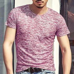 SHUJIN-Camisetas casuais masculinas com estampa de manga comprida, T-shirt fina na internet