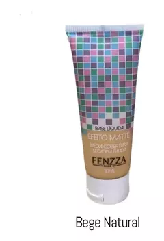 BASE LÍQUIDA EFEITO MATTE - FENZZA COR:BEGE NATURAL (BEGENATURAL) - comprar online