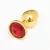 Plug Anal Metalico Dorado (S)