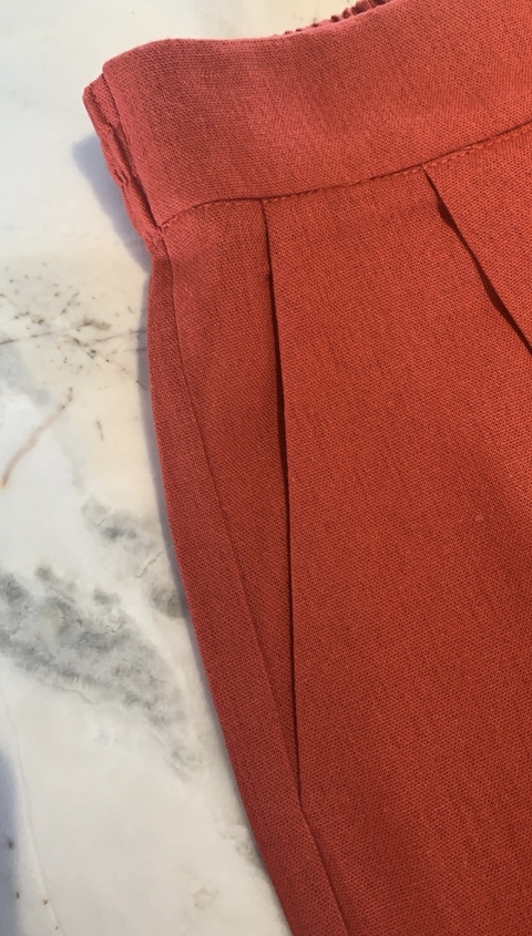 Bermuda Linho Renata - Terracota