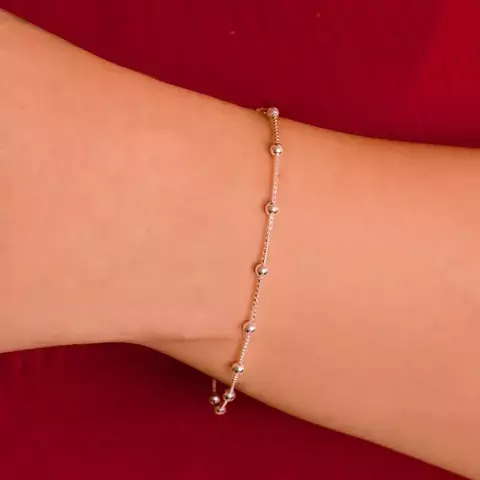 Pulseira Lisa Veneziana Com Bolinha 3mm - comprar online