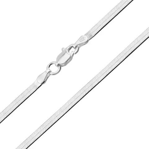 Corrente de Prata Laminada Fita Fio 3mm