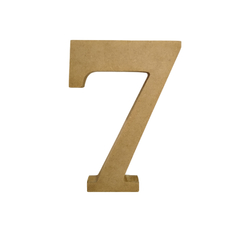 Números em MDF 12cm - comprar online