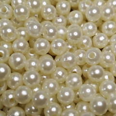 Perola Inteira Furo 6mm /8mm - Talento Artes
