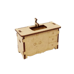 Miniatura em MDF Para Casa de Boneca, Trabalhos Escolares e Maquetes na internet