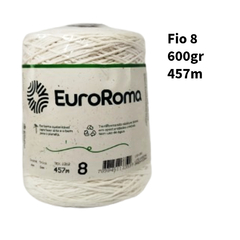 Barbante EuroRoma Cru 600gr Fio 8 - comprar online