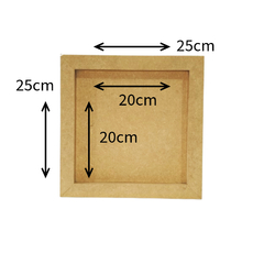 Quadro Grosso em MDF com Aba - Talento Artes