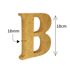 Letra em MDF 18cm - comprar online