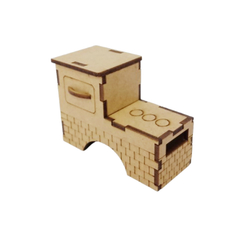 Miniatura em MDF Para Casa de Boneca, Trabalhos Escolares e Maquetes