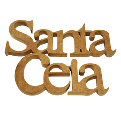 Palavra Santa Ceia em MDF - comprar online