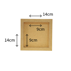 Quadro Grosso em MDF com Aba - comprar online