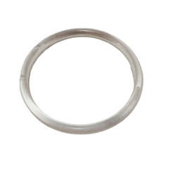 Argola Plástica Transparente Para Uso em Artesanato 10cm