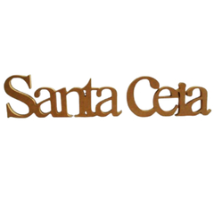 Palavra Santa Ceia em MDF