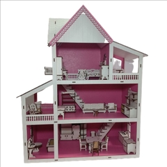 Imagem do Casinha de Boneca Pintada 56cm