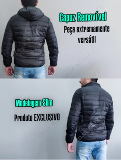 Jaqueta Masculina Plus Size Slash Bobojaco Forrado Puffer Blusa Casaco - comprar online