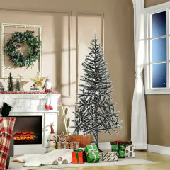 Arvore de Natal Nevada 1,50m 300 Galhos Cheia Pinheiro Neve