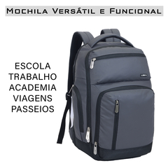 Imagem do Mochila Bolsa Masculina Casual Grande Capacidade Impermeável
