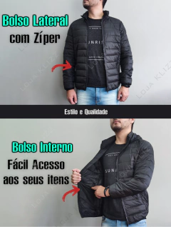 Jaqueta Masculina Axel Bobojaco Puffer Blusa Casaco Frio na internet