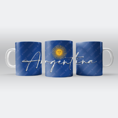 Taza Argentina diagonal