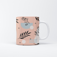 Taza Flores Boho Naranja - comprar online