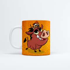 Taza del día del amigo Timón y Pumba