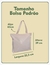 Ecobag Personalizada Algodão 100% Reciclado - Dog de gravata - comprar online