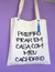Ecobag Personalizada Algodão 100% Reciclado - Prefiro ficar em casa com meu cachorro