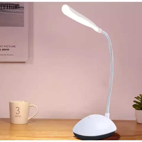 Luminária Mini de Mesa Flexível Sem Fio Led Leve Dobrável Portátil Leitura