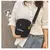 Bolsa De Ombro Das Mulheres Da Moda Pure Color Casual Tote Ao Ar Livre Saco De Lona Bolsa Com Zíper Sacos Do Mensageiro - loja online