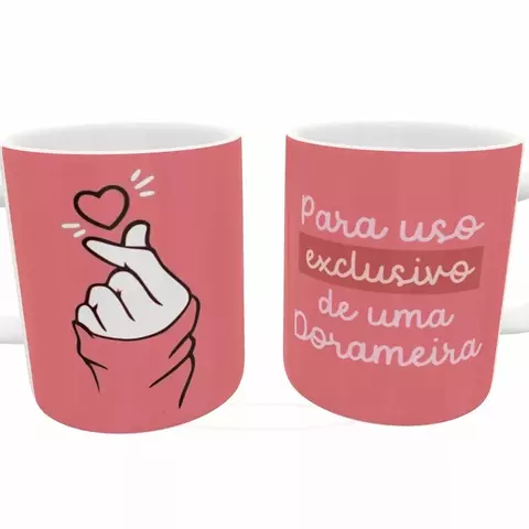 Caneca Porcelana personalizada Dorama Mod 01