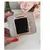 Relógio Feminino Unissex digital Led Quadrado Sports Watch Tendência Moda Dourado Rose 566 - Achadinhos.com