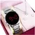 Relógio Feminino lançamento Touch Pulseira magnetica Rose 234 - loja online
