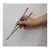 Kit 5 Pares Hashi (10 Palitos) Aço Inox Resistente Higiênico - Achadinhos.com