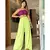 Calça Pantalona Feminina Fendas Laterais Cintura Alto Forrado Moda Super Envio ! ! 001 na internet