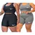 kit top e Shorts Plus size feminino fitness na internet