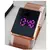 Imagem do Relógio Feminino Unissex digital Led Quadrado Sports Watch Tendência Moda Dourado Rose 566