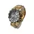 Relógio masculino dourado prata metal analógico digital refletivo jacaré - Achadinhos.com