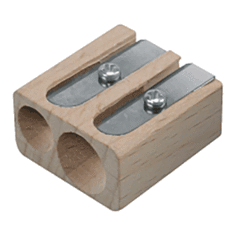 Sacapuntas De Madera Pro Natura Dúo 16pz Lyra