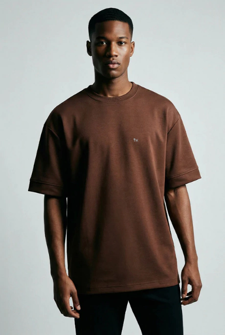 Camiseta oversized suedine interlock premium Atittude - comprar online