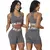 Kit 2 Conjuntos Academia Top e Short Elástico Exposto Feminino na internet