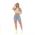 Lavagem Bermuda Shorts para Mulheres, Moda Jeans na internet