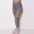 RIKINTE Calça Legging Feminina Aberta Cortada Rasgada Laser Fitness Academia Fi - Atittude Store