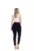 Calça Sarja Skinny Cintura Alta Preto Preto Básico Tendência na internet
