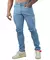 Calça Jeans Sarja Masculina Elastano Skinny Slim Com Lycras REF 53 Homem Moda E