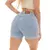 Lavagem Bermuda Shorts para Mulheres, Moda Jeans