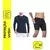 Conjunto Camiseta Longa Light Masculina e Bermuda 2 em 1 Tactel com Segunda Pele na internet